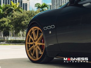 Maserati GranTurismo Custom Wheels - HF-3 by Vossen - Gloss Gold Maserati GranTurismo Custom Wheels - HF-3 by Vossen - Gloss Gold